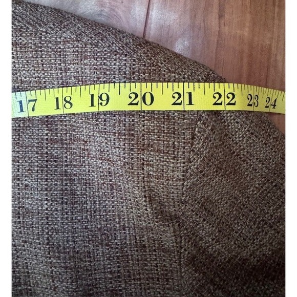 Vintage The Territory Ahead Silk Brown Blazer Jacket Mens XLL XL LONG Sport Coat - Picture 15 of 16